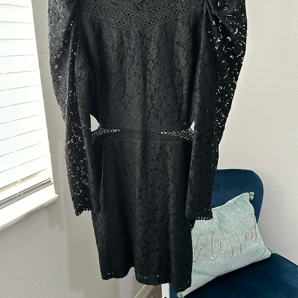 Lace Short Dress Side Openings Elegant Dress Express
